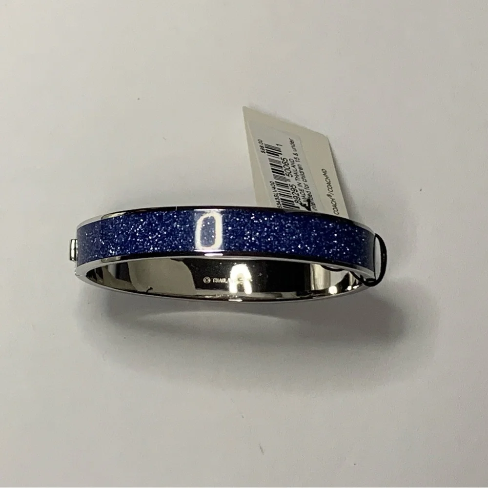 Brand New with Tags COACH Signature ‘C’ Logo Hinged Bangle Bracelet - Picture 3 of 10